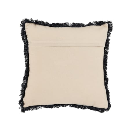 2 poduszki dekoracyjne w owce z frędzlami 45 x 45 cm beżowa BANNU
