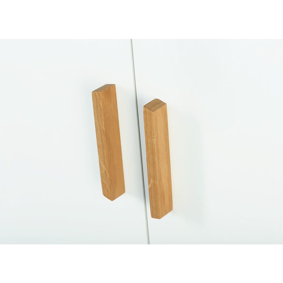 KONSIMO FRISK Biała komoda do salonu w stylu skandynawskim