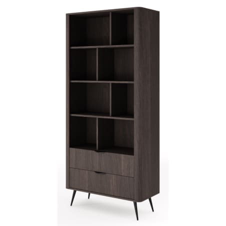 Regał ERIS częściowo zamknięty na metalowych nóżkach