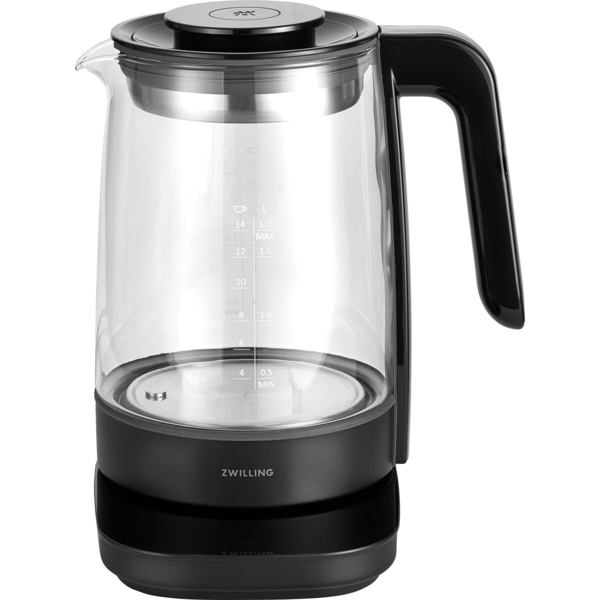 Czajnik elektryczny z wkładem do herbaty Zwilling Enfinigy - Czarny, 1.7 ltr