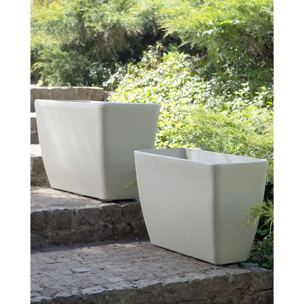 Doniczka 74 x 32 x 45 cm beżowa BARIS