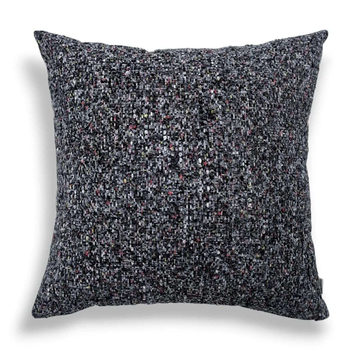Grafitowa poduszka dekoracyjna 45x45 Fiord - melanż