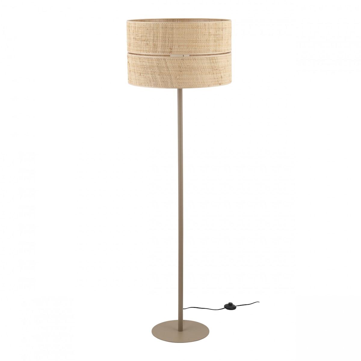 Lampa podłogowa TK Lighting CALMA 16181 boho, beżowy klosz z rafii, E27, 159 cm do salonu i sypialni