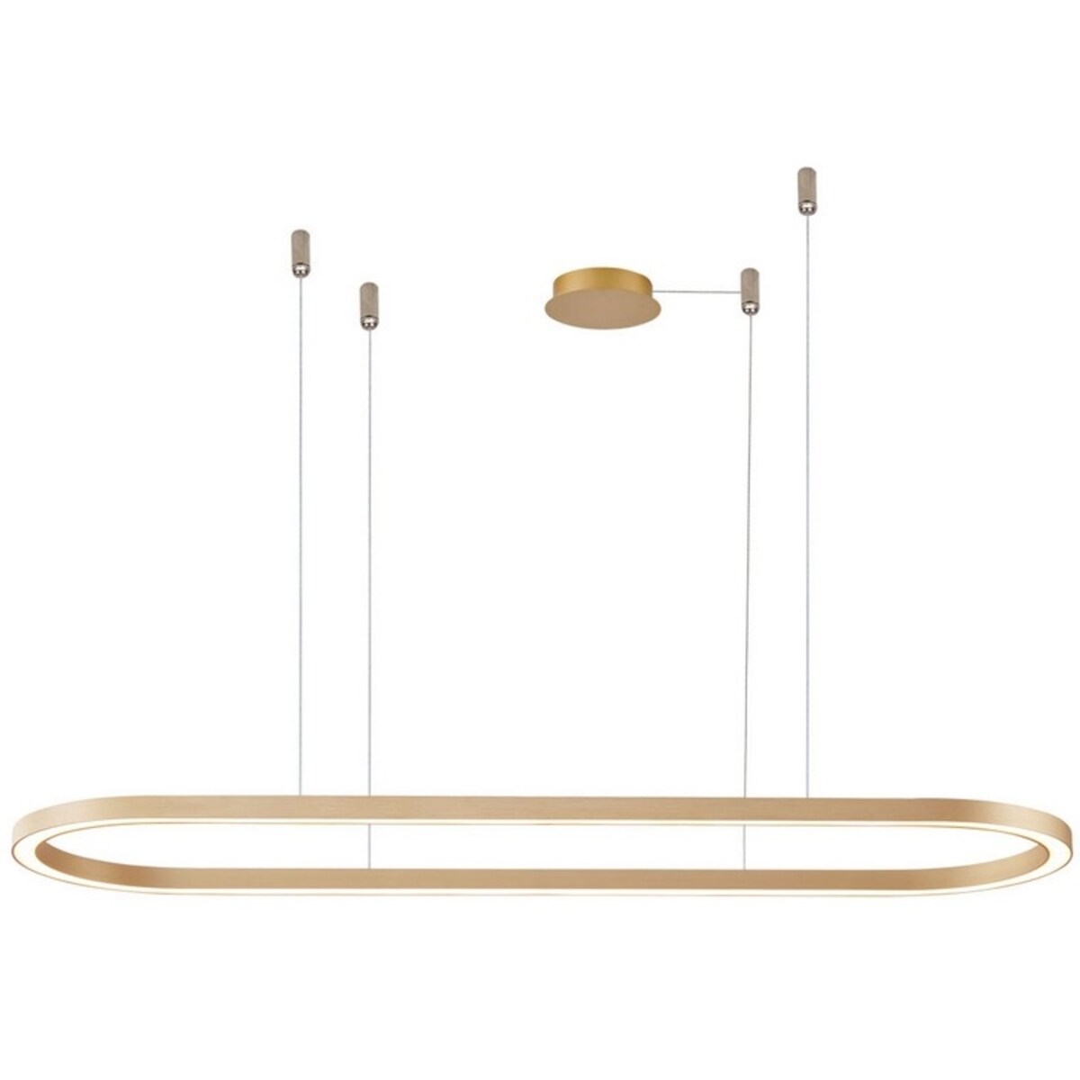 Lampa ledowa wisząca Elena AZ5058 60W nowoczesna złota