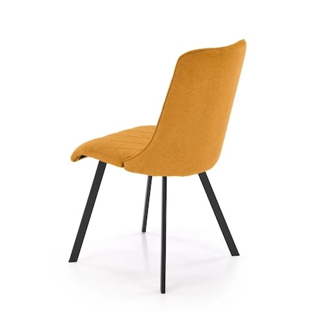 Krzesło tapicerowane K561 musztardowe