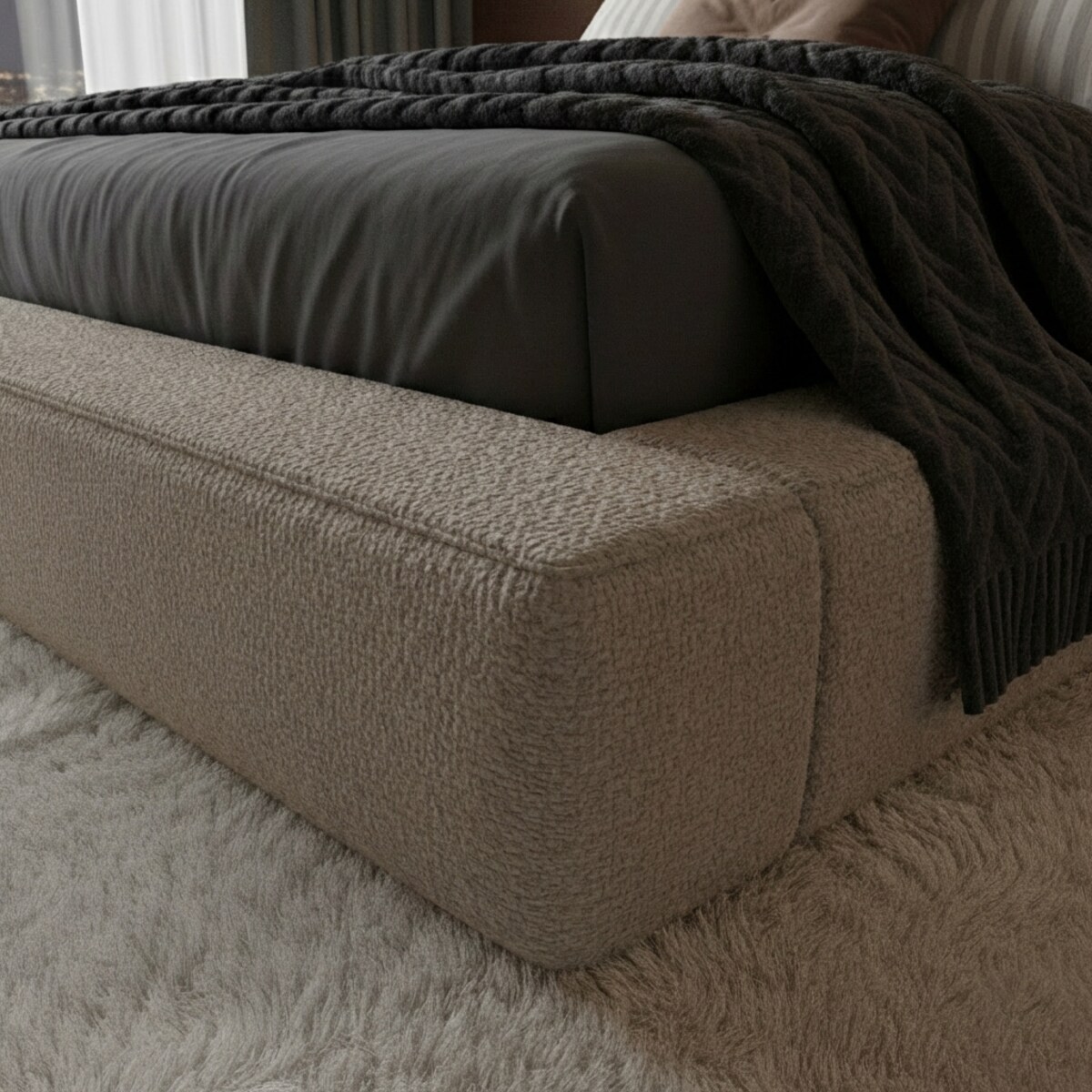 Łóżko Tapicerowane Imperio 160X200 Stelaż Pojemnik Na Pościel Loop 08