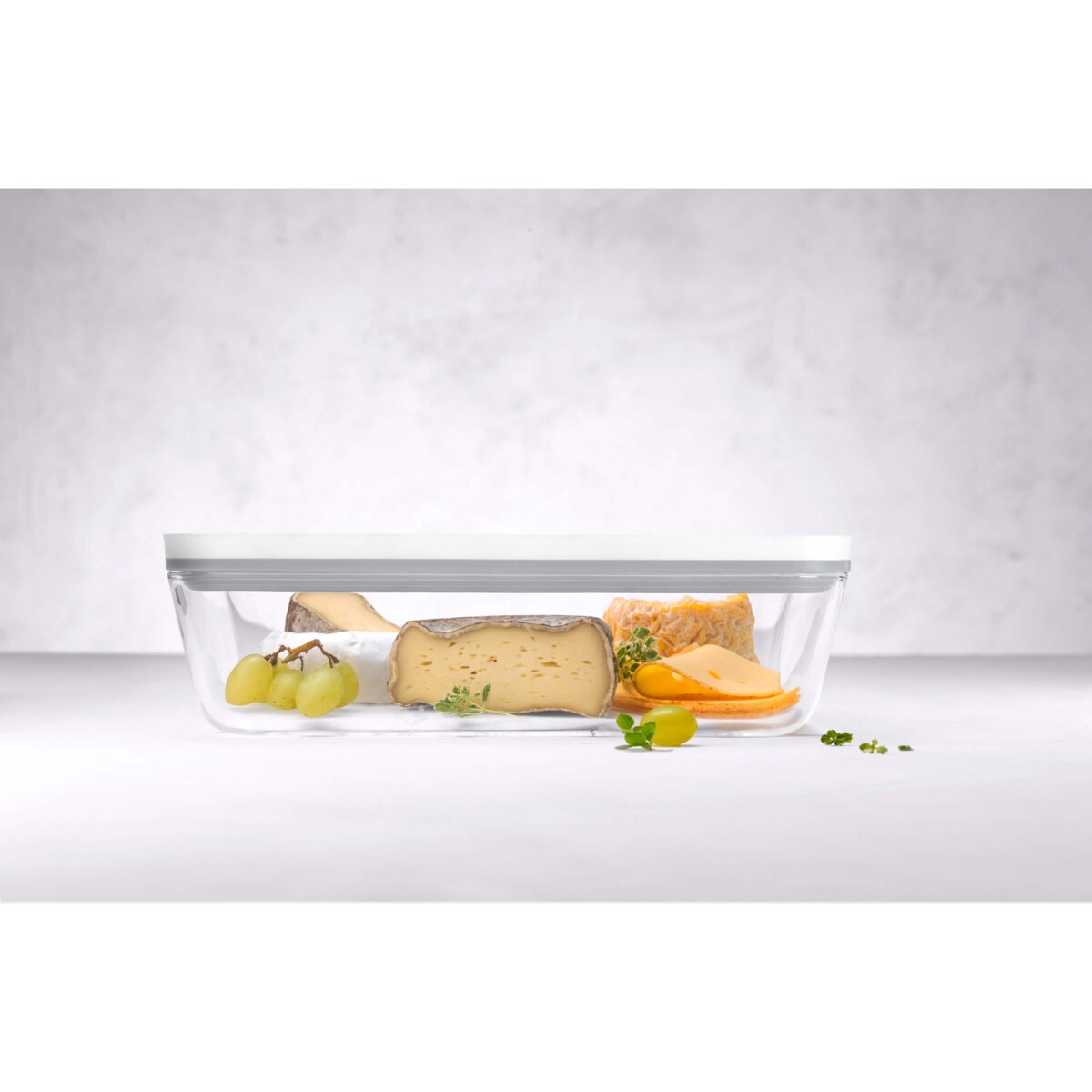 Szklany pojemnik do przechowywania Zwilling Fresh & Save - Szary, 2.85 ltr