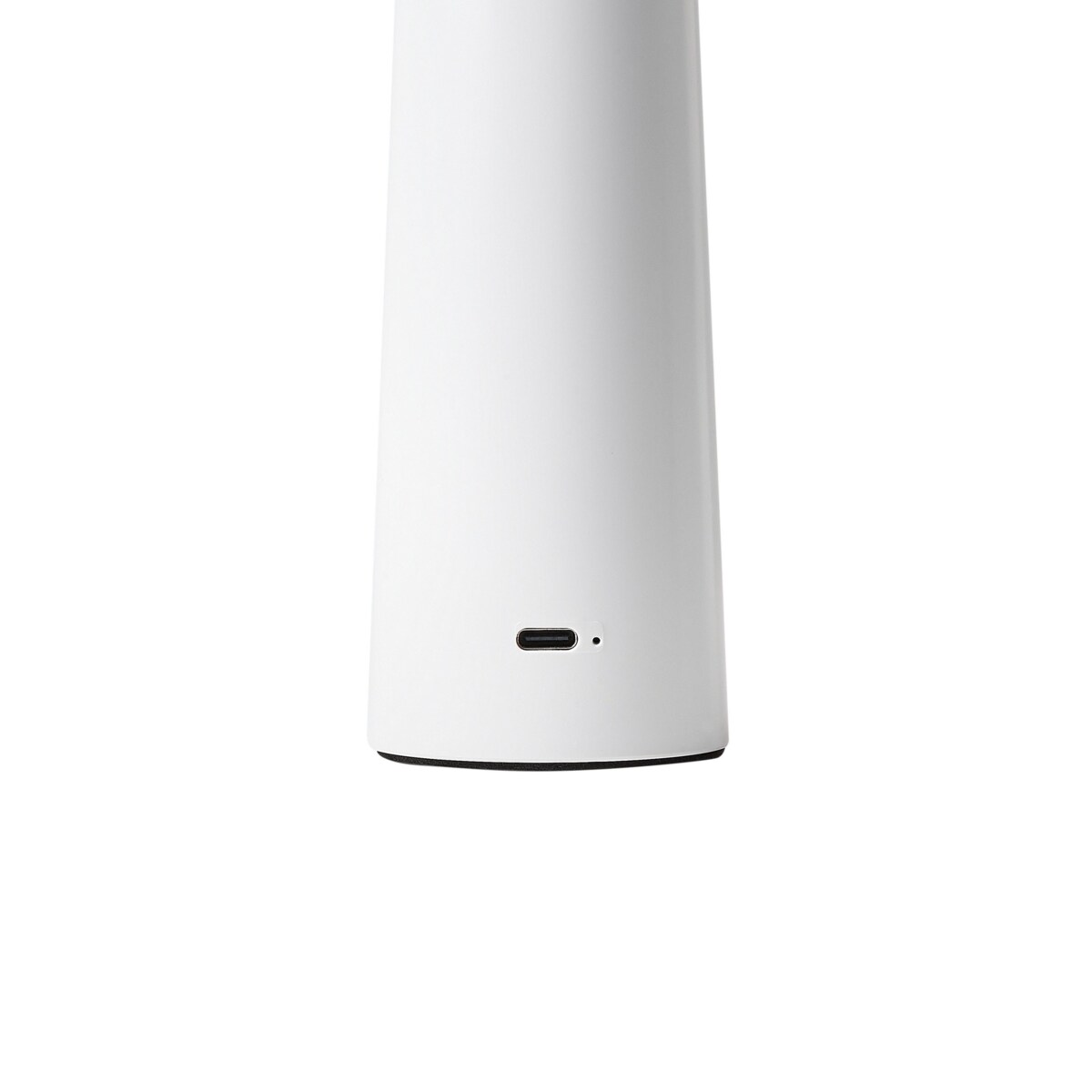 Bezprzewodowa lampa stołowa metalowa biała LEVIRA