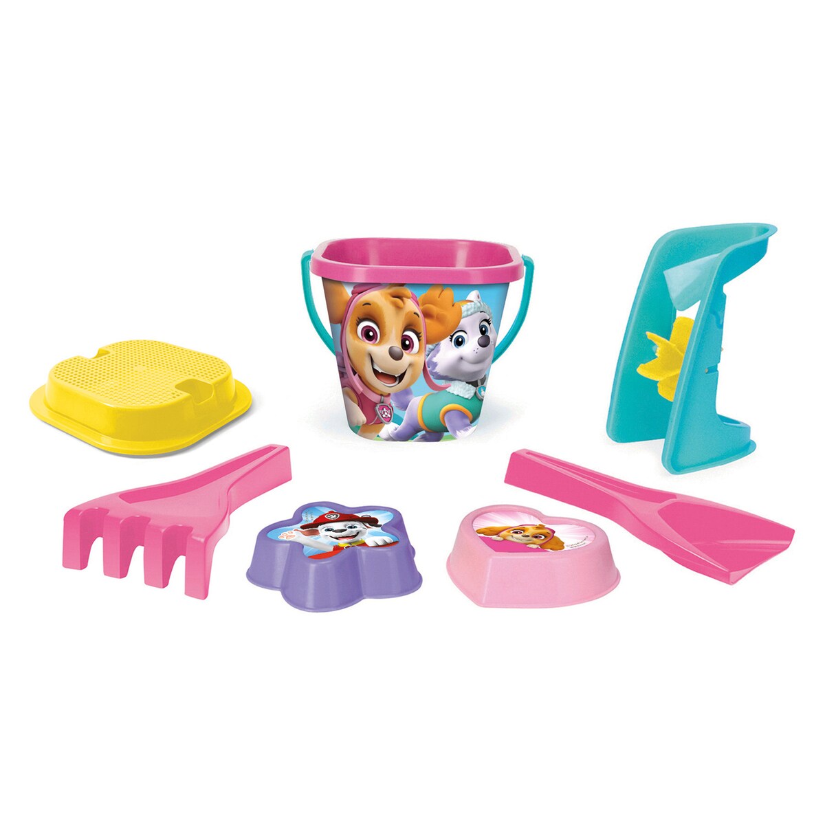 Paw Patrol komplet do piasku 7 el. różowy