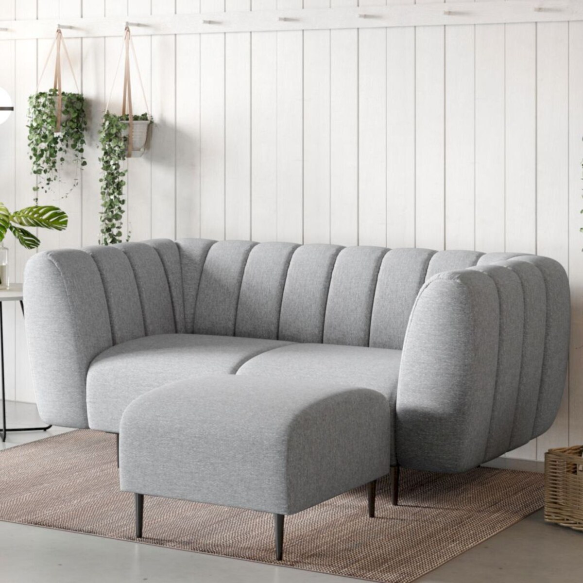 Shel Puf - jasnoszary