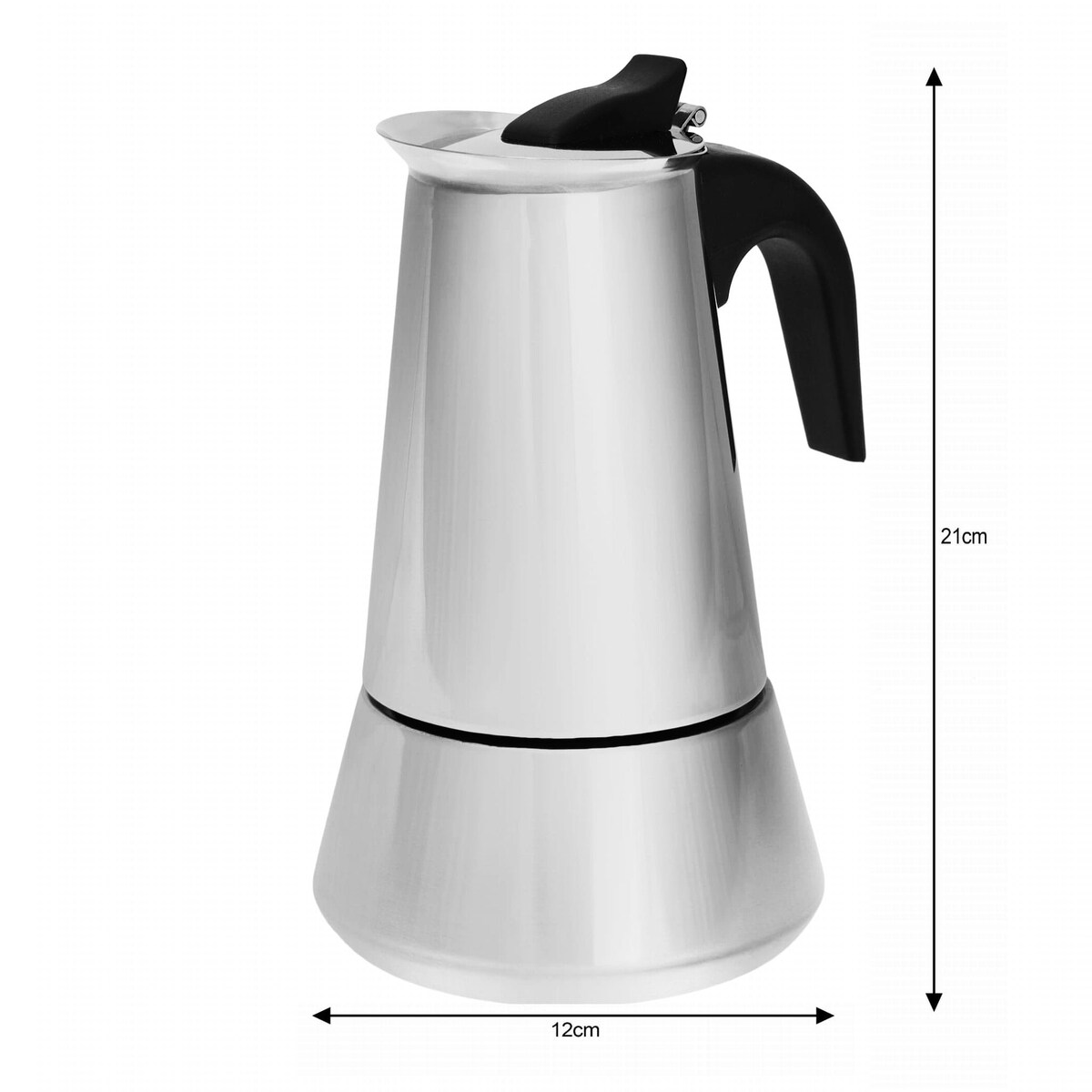 Kawiarka stalowa espresso indukcja KINGHOFF 450ml 9 filiżanek