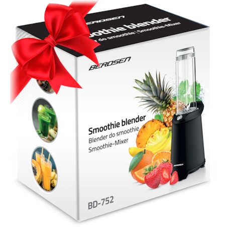 Blender kielichowy smoothie do koktajli Berdsen 700w + 2 butelki 0,57l