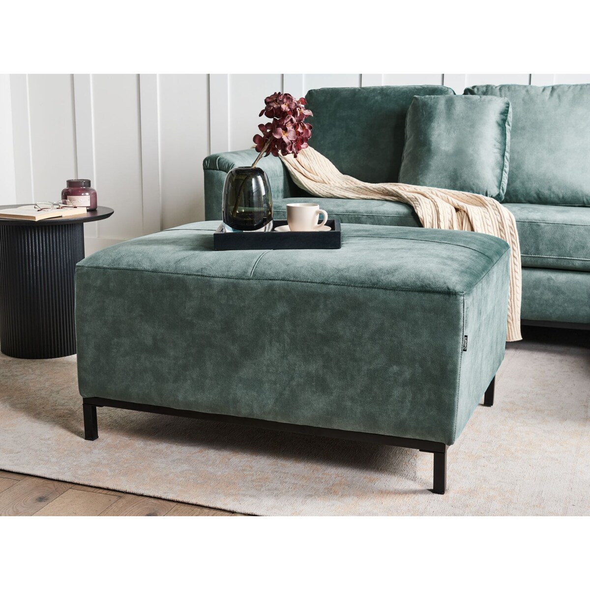 Otomana OSLO Lazurowy