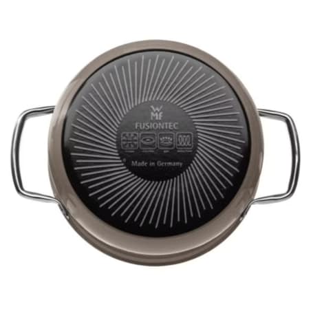 Niski garnek z pokrywką kolor mosiądzu Fusiontec Mineral, 20 cm, WMF