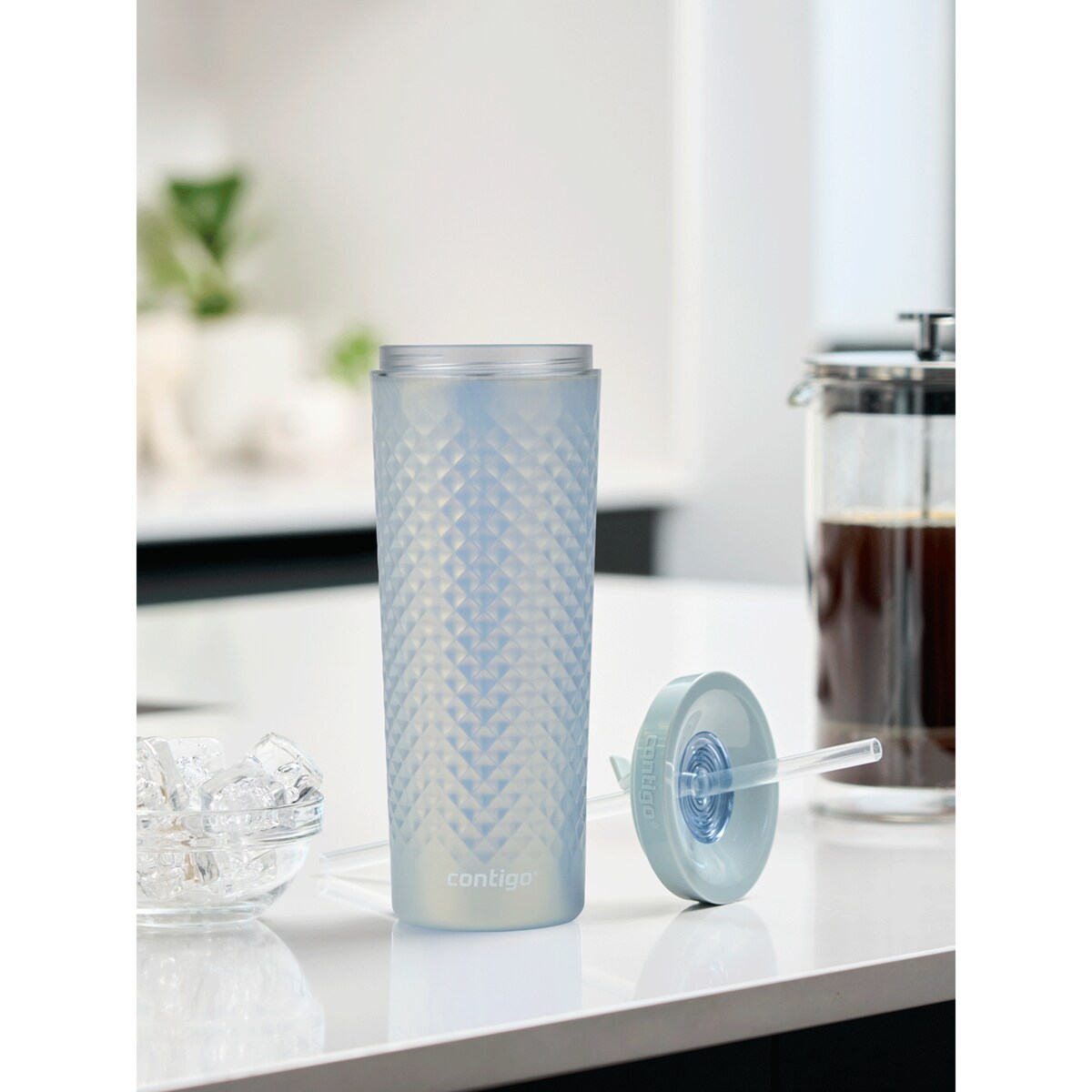 Kubek na wodę ze słomką Contigo AutoClose Tumbler 590ml- Macaroon