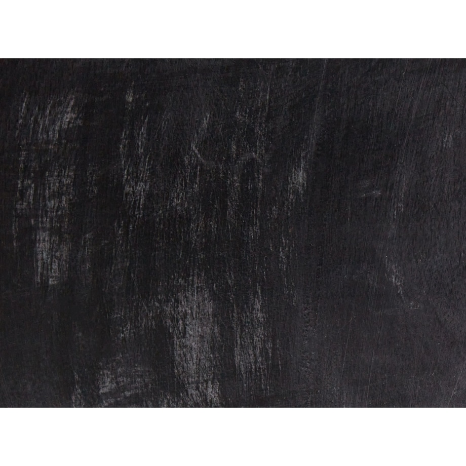 Stolik pomocniczy LEETON Drewno mango Czarny