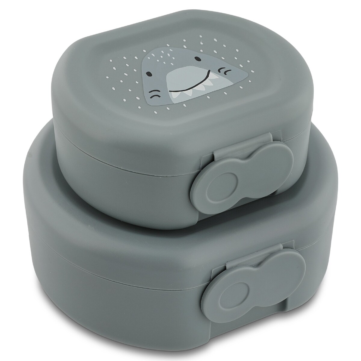 Zestaw pojemników na przekąski z klipsem 2 szt. - Rekin Trixie Baby