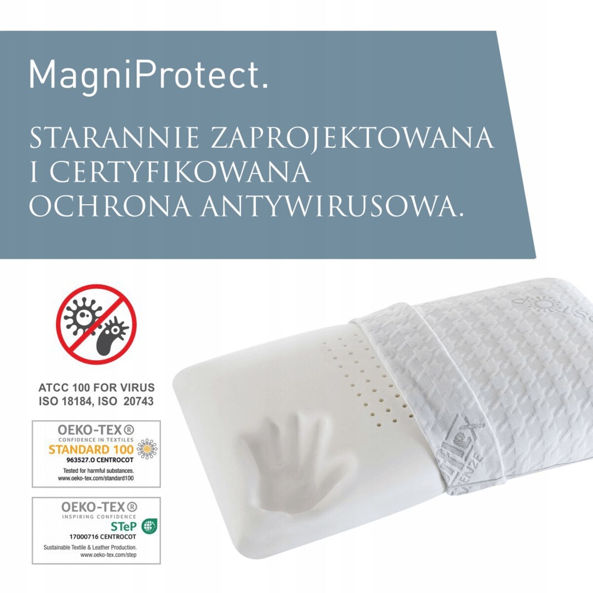 Poduszka Medyczna Magniflex Magniprotect Standard