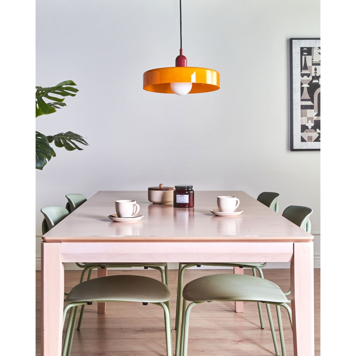 Lampa wisząca PAALA Szkło Żółty