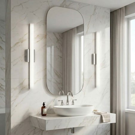 Kinkiet App1847-1W 80Cm Led Chrom, Metal, Tworzywo Sztuczne