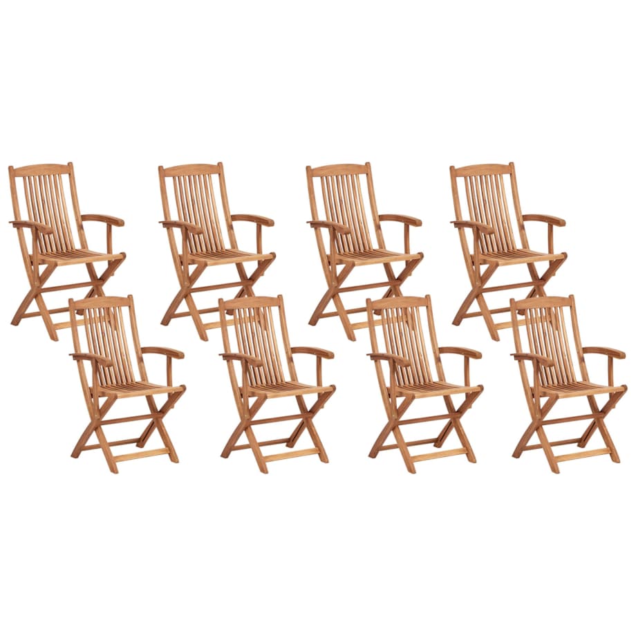 Zestaw ogrodowy dla 8 osób MAUI PREMIUM Drewno akacjowe Jasnoszary