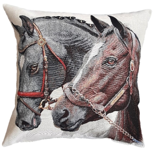 Poszewka Na Poduszkę Jasiek 45X45 Cm Żakardowa Dekoracyjna Ozdobna Caballos
