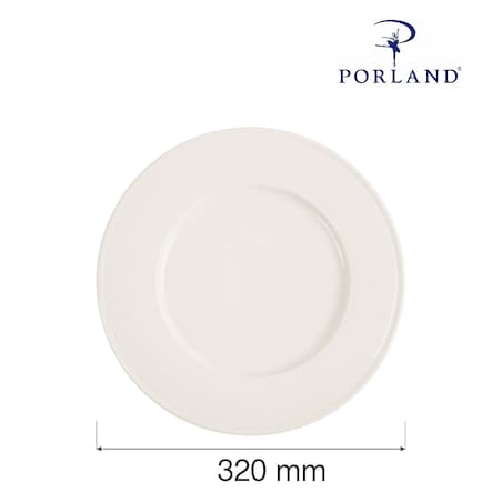 Talerz płytki Porland Line Ø320 mm kremowy