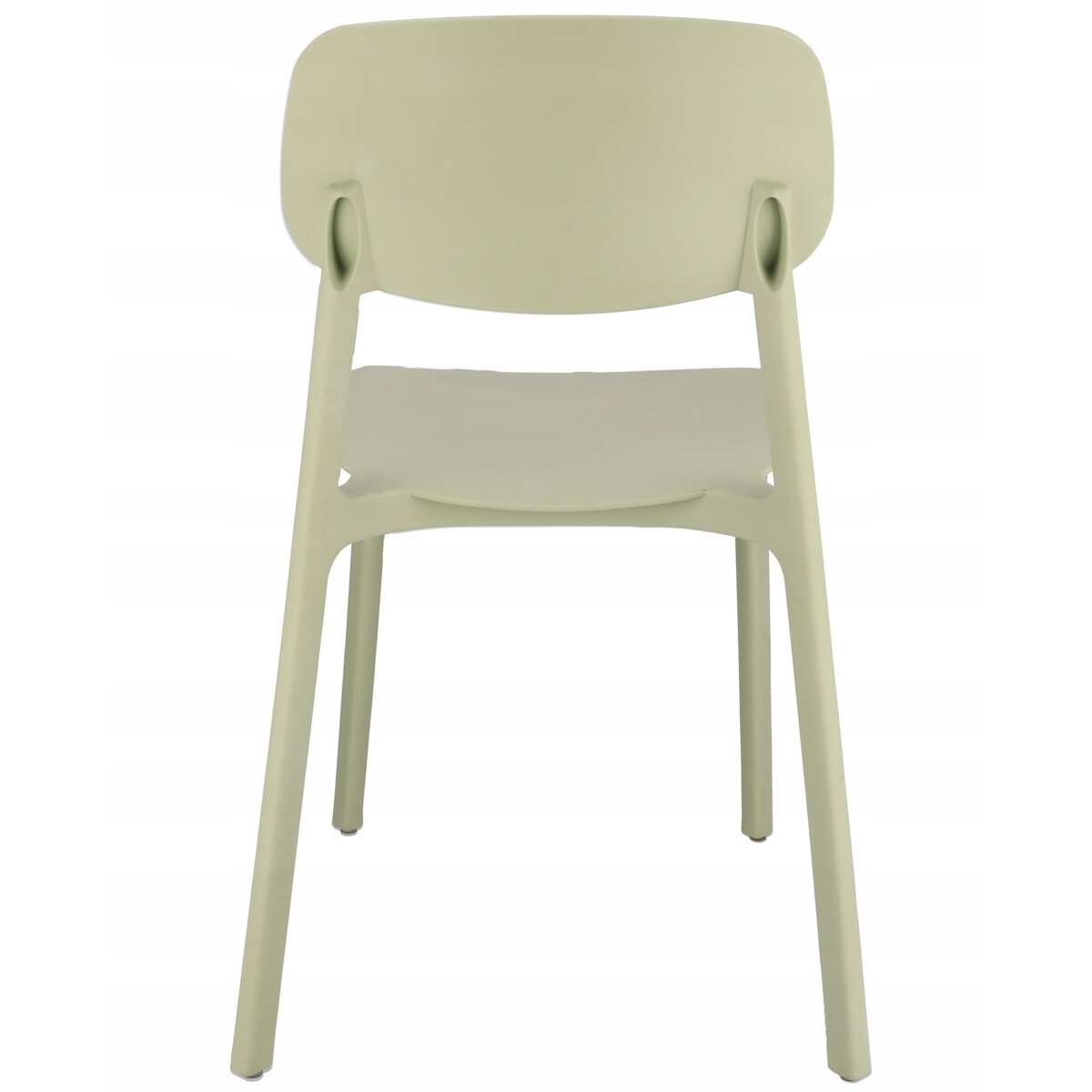 Krzesło plastikowe LARA ogrodowe szałwiowe