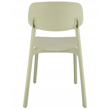 Krzesło plastikowe LARA ogrodowe szałwiowe