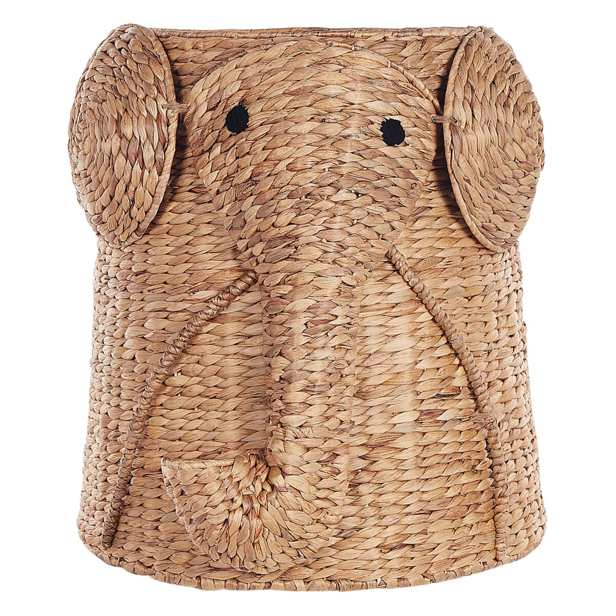 Kosz pleciony słoń z hiacyntu wodnego naturalny DOGON