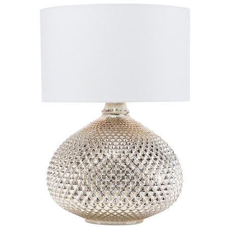 Lampa stołowa MADON Szkło Złoty