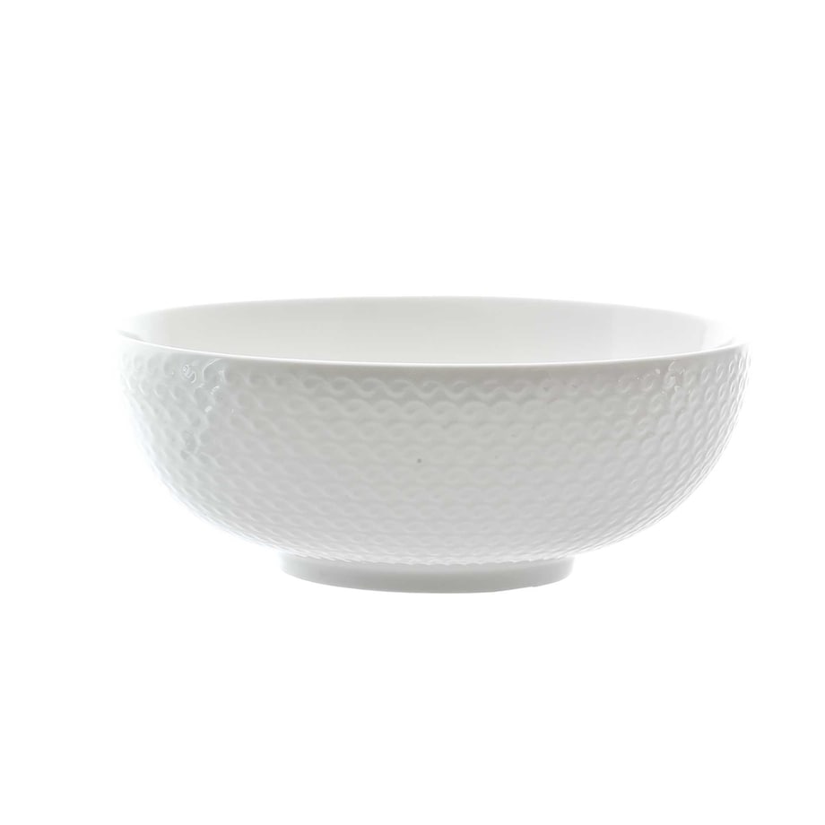 Zestaw 2 misek do sałatek Momenti - Biały, 22 cm