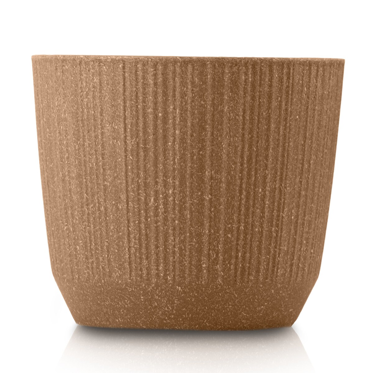 Doniczka Osłonka Domowa 19,5 Cm Ryfo Na Stół Parapet Do Domu Brązowa