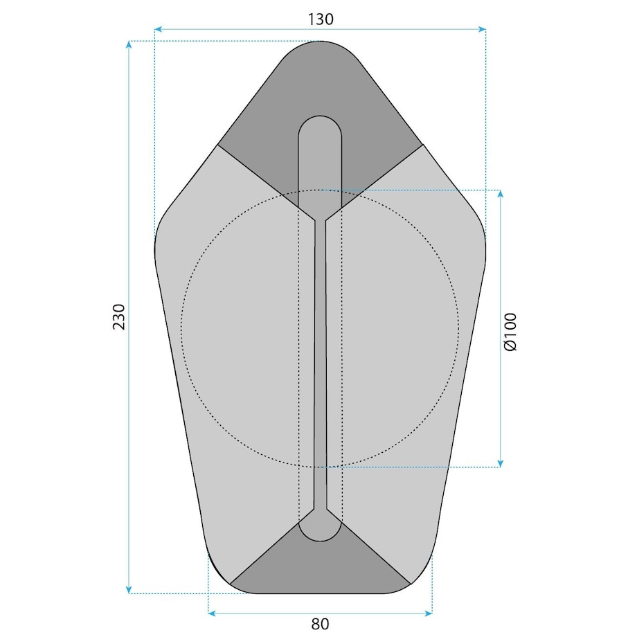 Kinkiet G030-W Led Złoty, Metal, Tworzywo Sztuczne