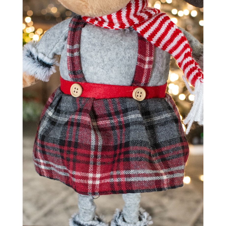 RENIFERY świąteczny ŁOŚ dekoracja para świąteczna skrzaty gnom ozdoba