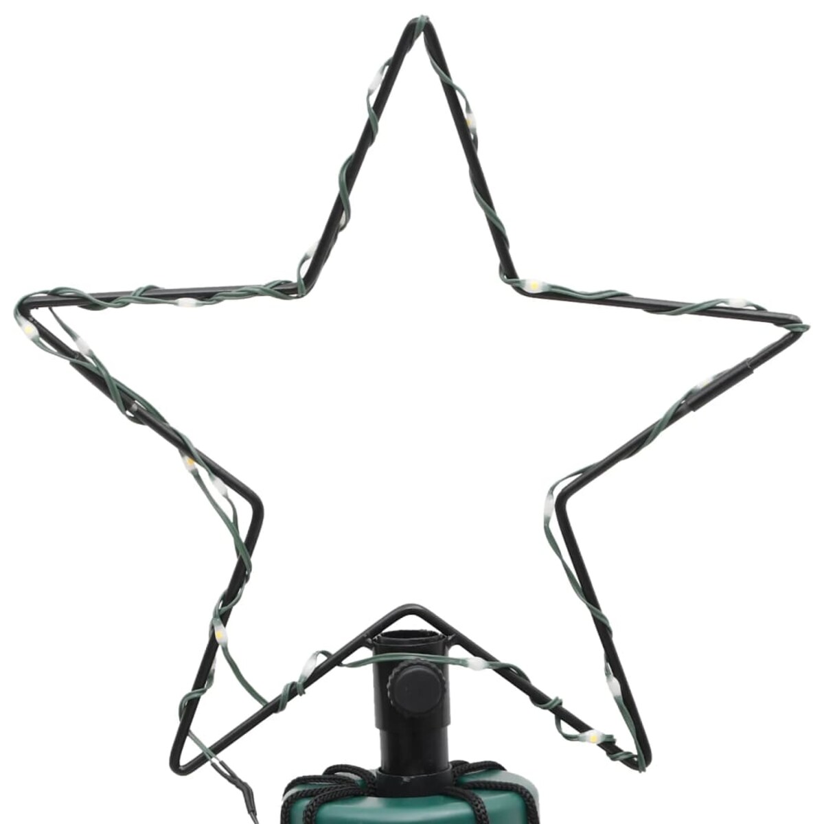 vidaXL Choinka z metalowym słupkiem, 500 punktów LED, ciepła biel, 3 m