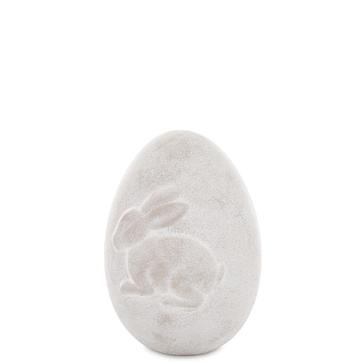 Dekoracja z ceramiki 13,5x9,5x9,5 cm JAJO - II small z królikiem