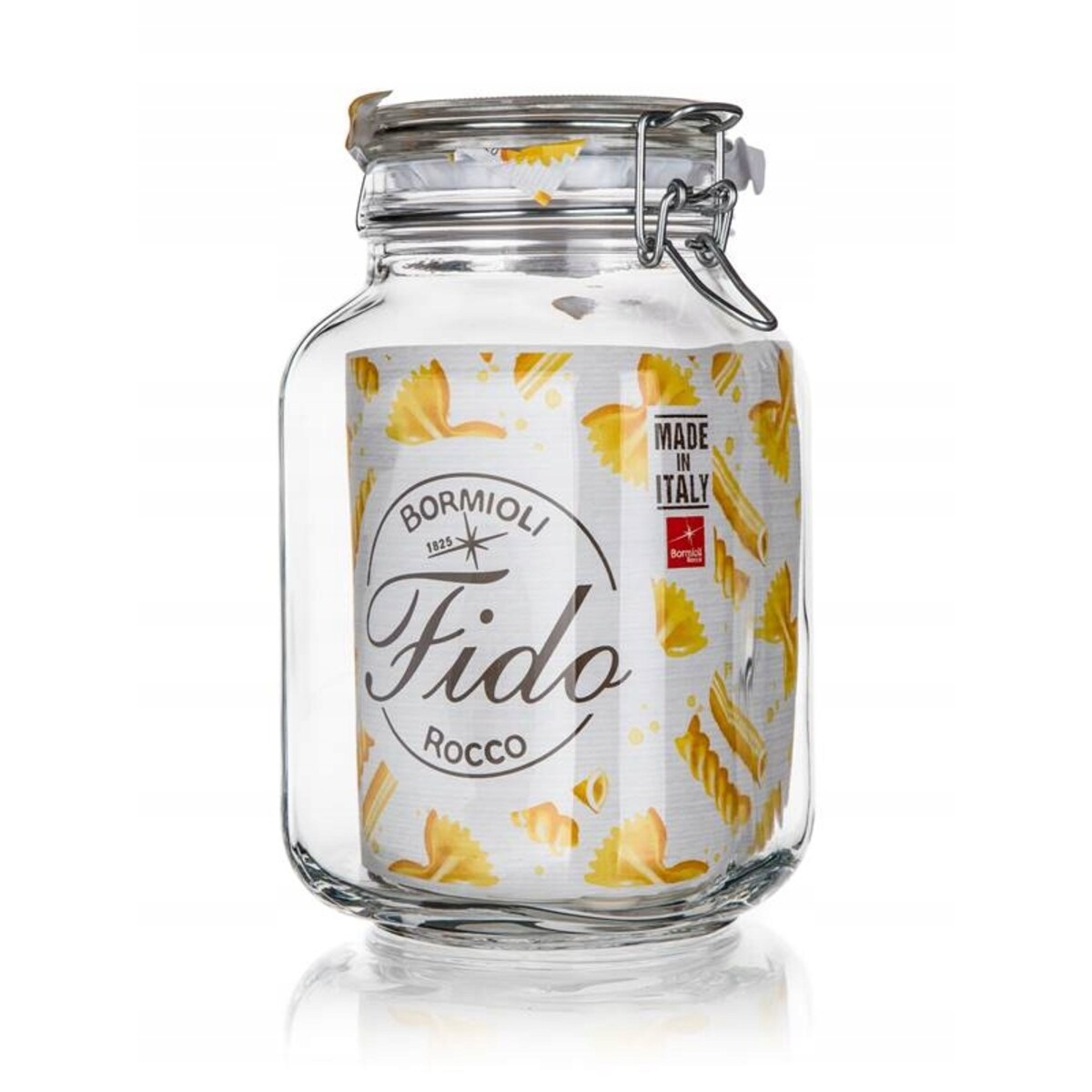 SŁOIK POJEMNIK na ŻYWNOŚĆ FIDO 2 L KLIPS BORMIOLI weki ogórki paprykę sok