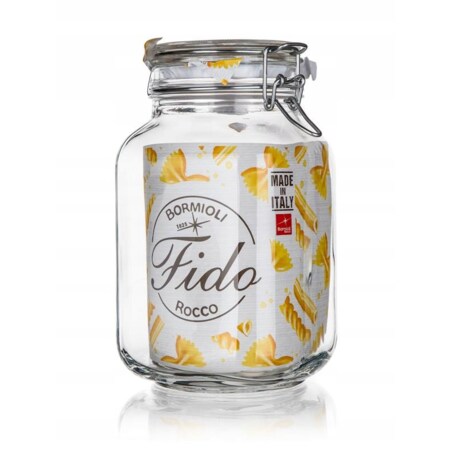 SŁOIK POJEMNIK na ŻYWNOŚĆ FIDO 2 L KLIPS BORMIOLI weki ogórki paprykę sok