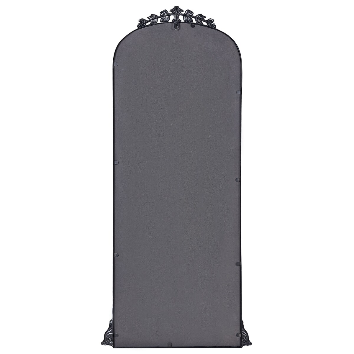 Lustro ścienne metalowe 51 x 114 cm czarne LIVRY