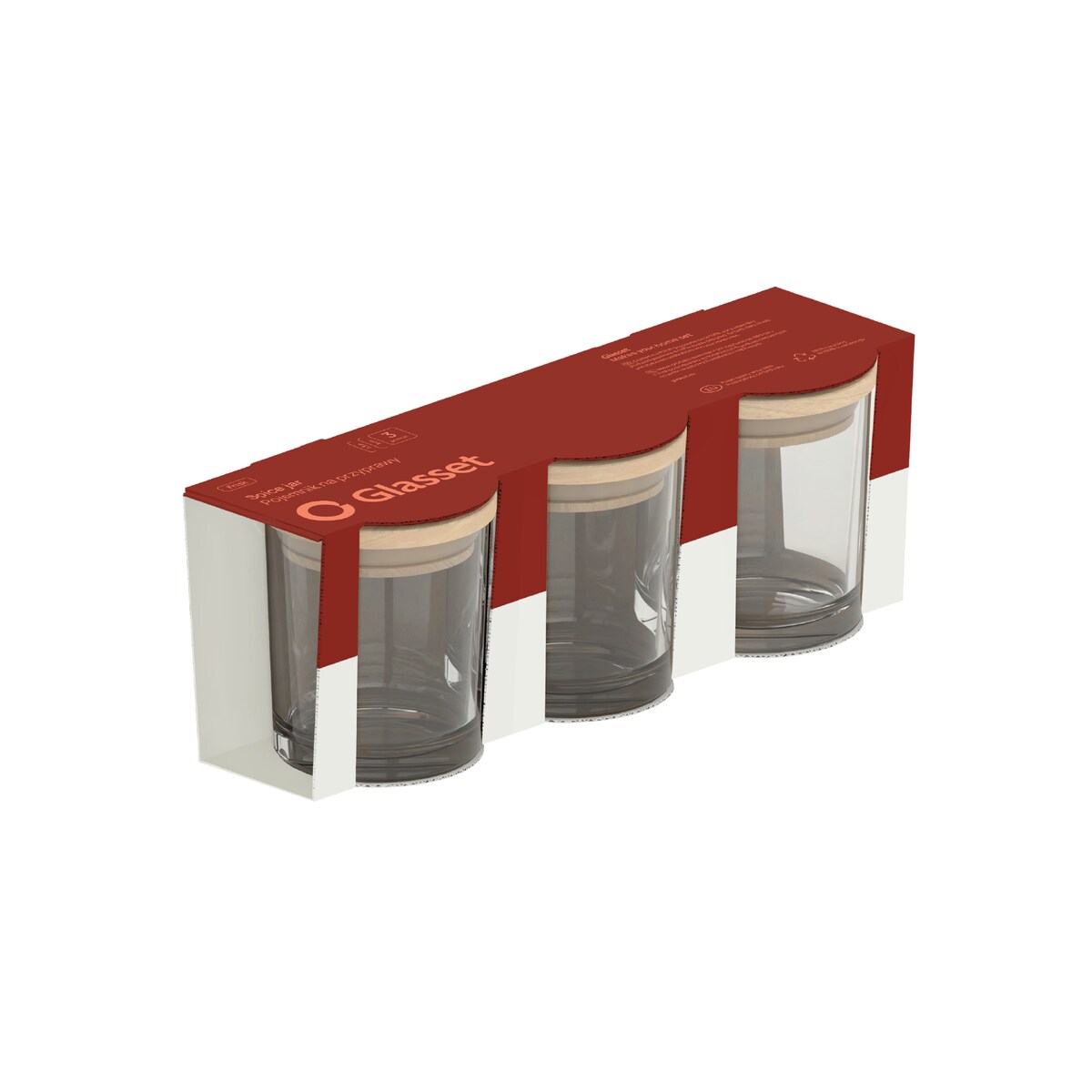 Pojemniki szklane Frisk 8.2 cm