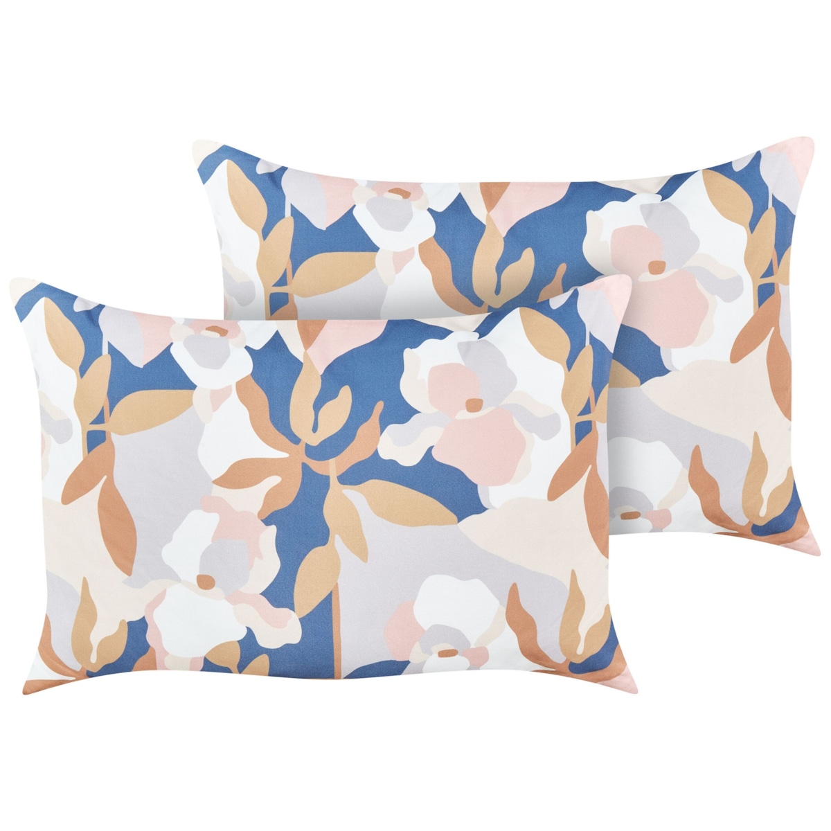 2 poduszki ogrodowe w kwiaty 40 x 60 cm wielokolorowe VEREZZI