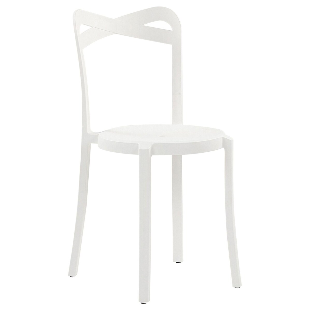 Zestaw 4 krzeseł do jadalni biały CAMOGLI