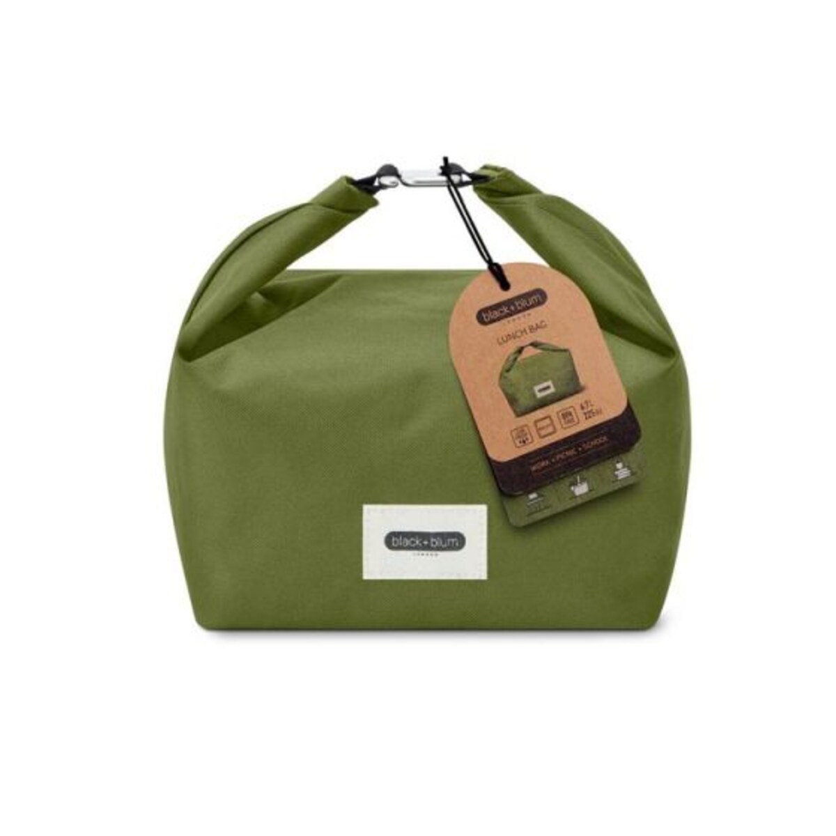 Lunch bag termiczny 6,7 l (zielony) Black+Blum