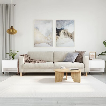 vidaXL Stoliki kawowe, 2 szt., białe, 50x46x50 cm