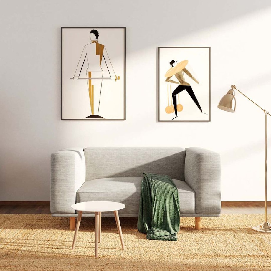 Kukumo sofa 2 osobowa Jasnoszara