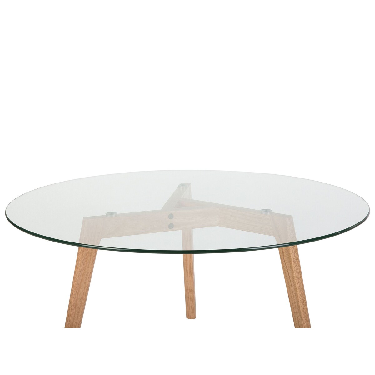 Stolik kawowy MINNESOTA Szkło Przezroczysty