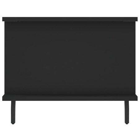 vidaXL Stolik kawowy, czarny, 90x50x40 cm, materiał drewnopochodny