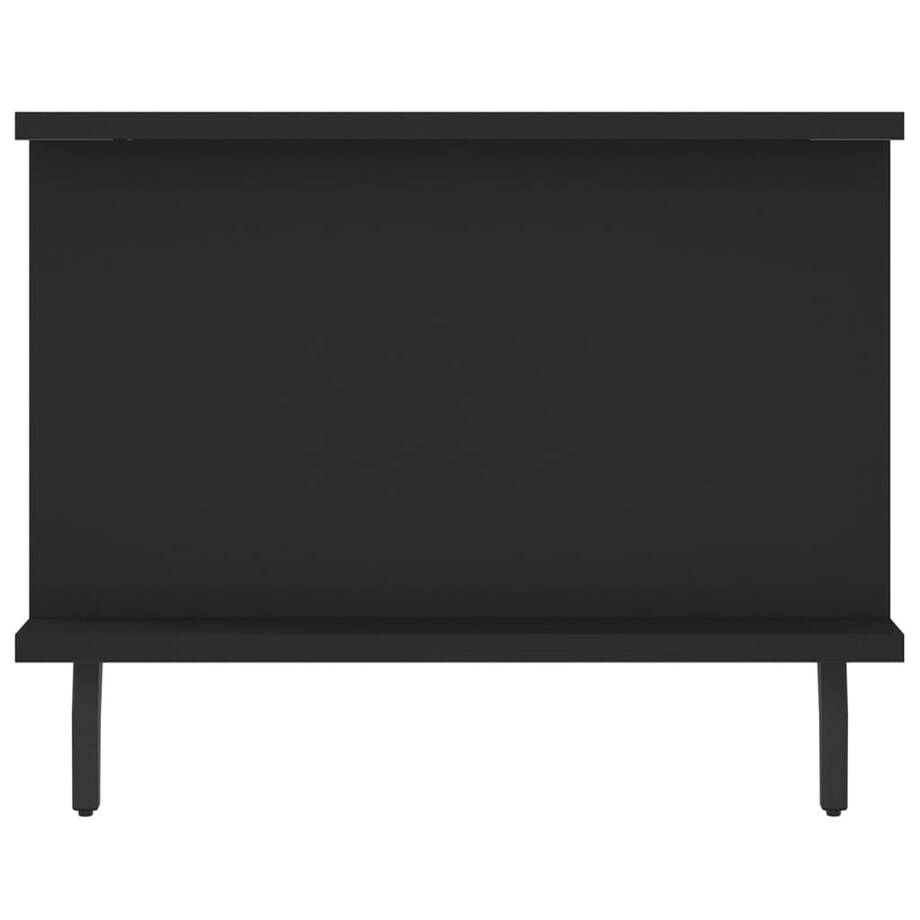 vidaXL Stolik kawowy, czarny, 90x50x40 cm, materiał drewnopochodny