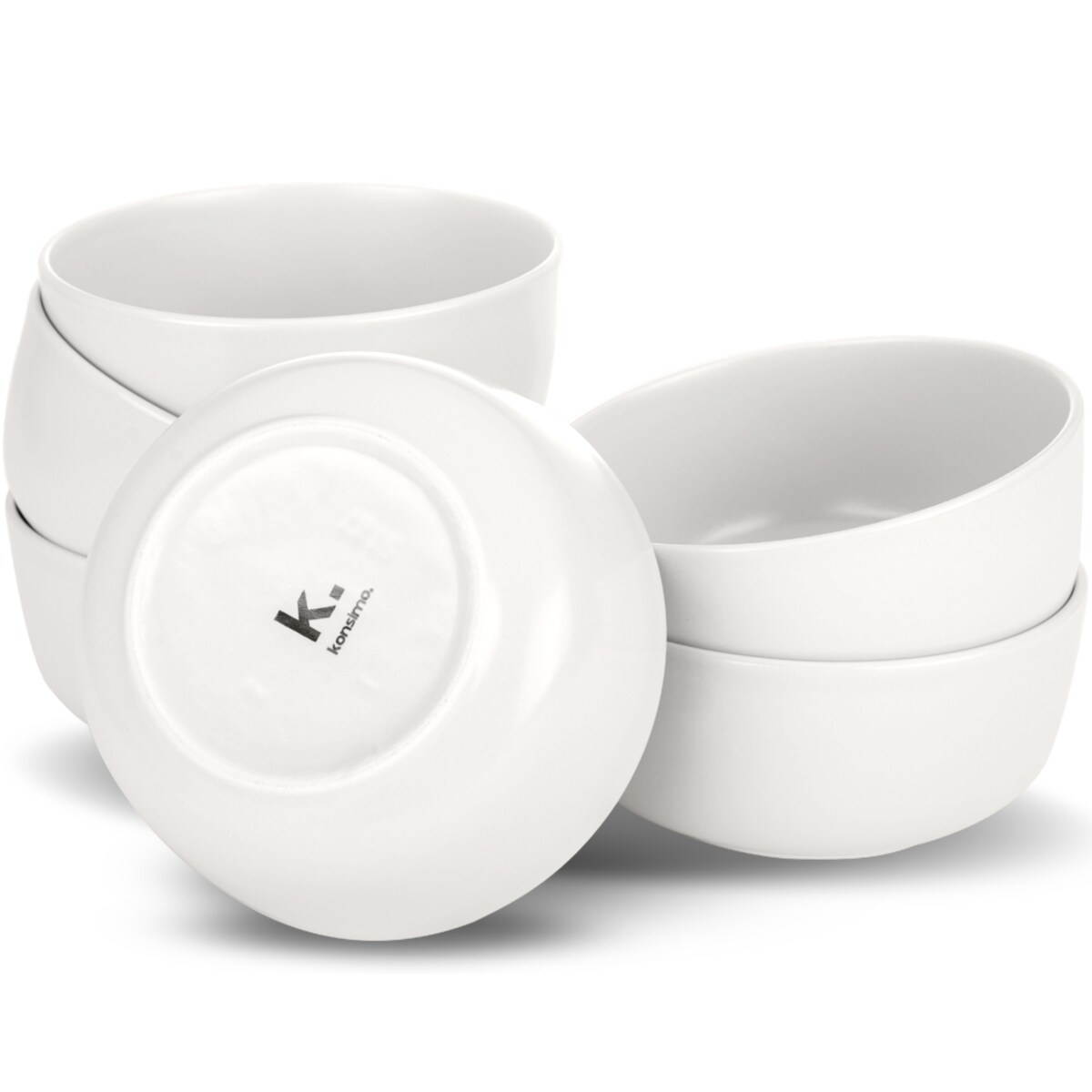 KONSIMO VICTO Zestaw misek dla 6 osób (6 elementów) biały
